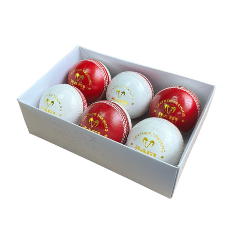 Ram Cricket Leather Coaching Ball - Box of 6