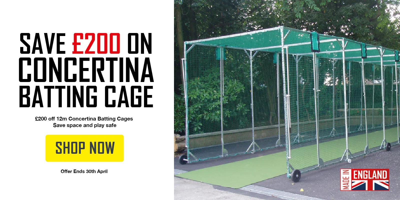 Save £200 on Concertina Cage