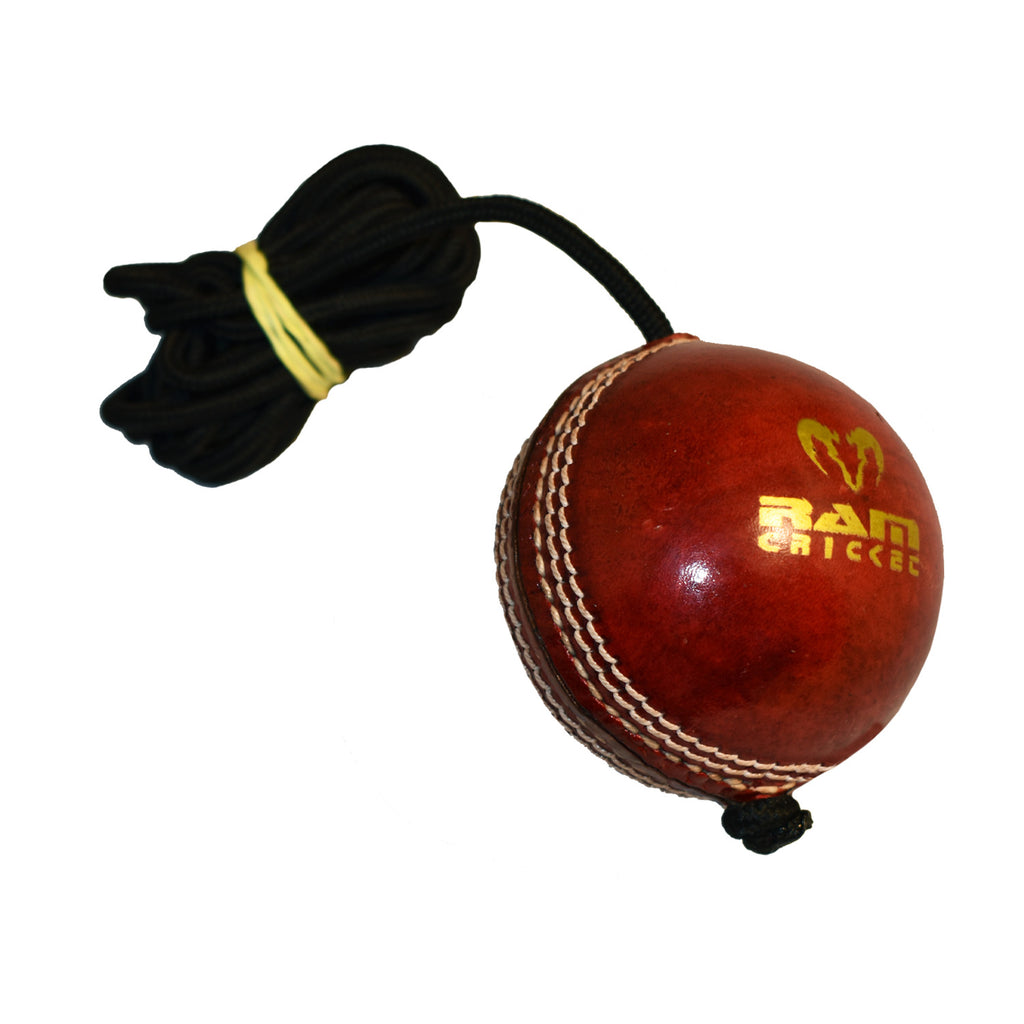 Stringed Cricket Ball - Real Leather