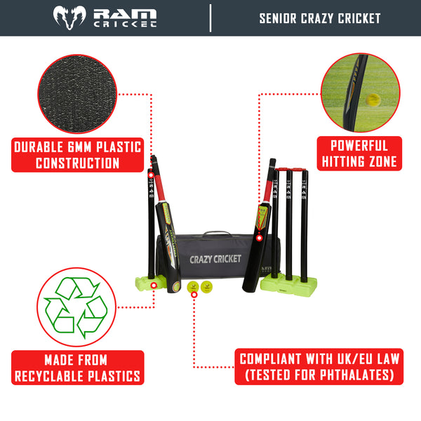 Crazy Cricket Set - Junior or Senior