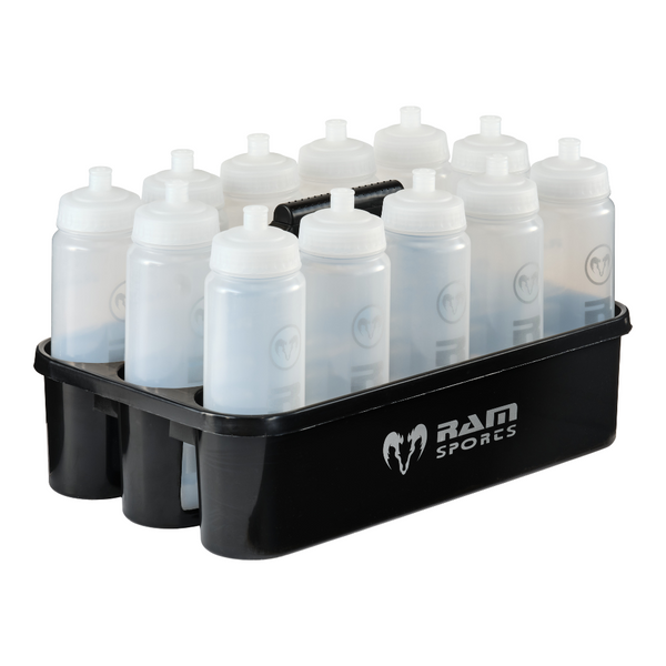12 Bottle Plastic Water Bottle Carrier set