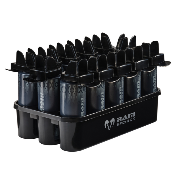 12 Bottle Plastic Water Bottle Carrier set
