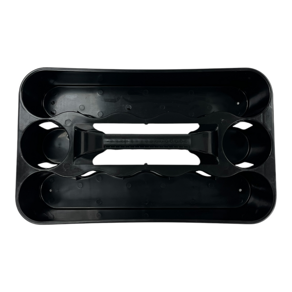 12 Bottle Plastic Water Bottle Carrier set