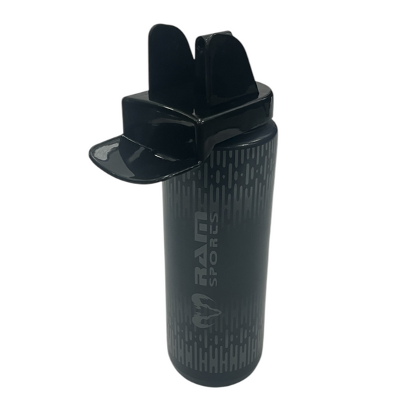 8 Hygienic Water Bottles & Metal Carrier Set