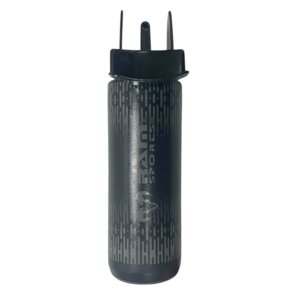 8 Hygienic Water Bottles & Metal Carrier Set