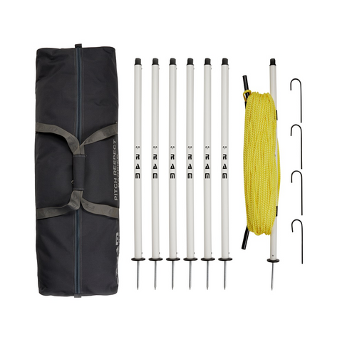 Portable Pitch Respect Barriers - 60m Rope