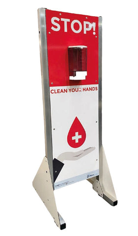 Free Standing Sanitiser Station